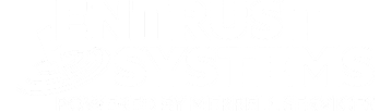 Entrust Systems logo with modern blue and green design symbolizing security
